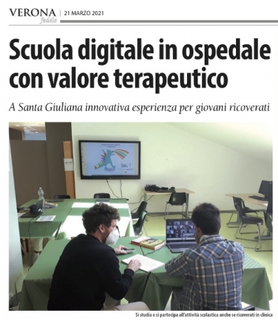 Scuola digitale in Ospedale con valore terapeutico - Verona Fedele