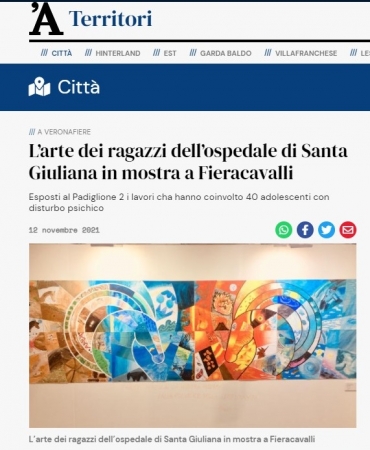 L’arte dei ragazzi dell’Ospedale di Santa Giuliana in mostra a Fieracavalli